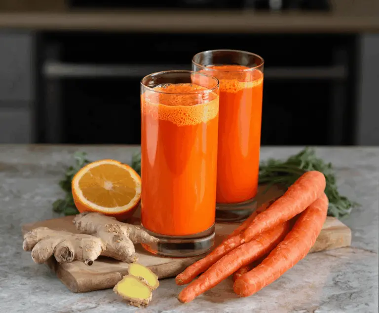 Orange Ginger Carrot Immunity Juice
