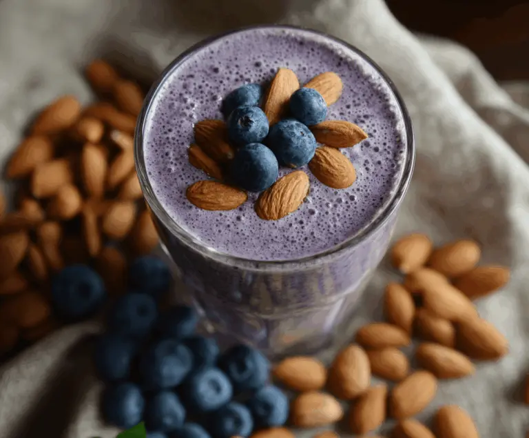 Blueberry Almond Breakfast Shake