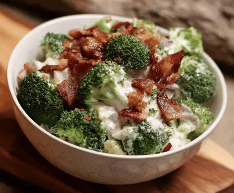Creamy Broccoli & Bacon Salad