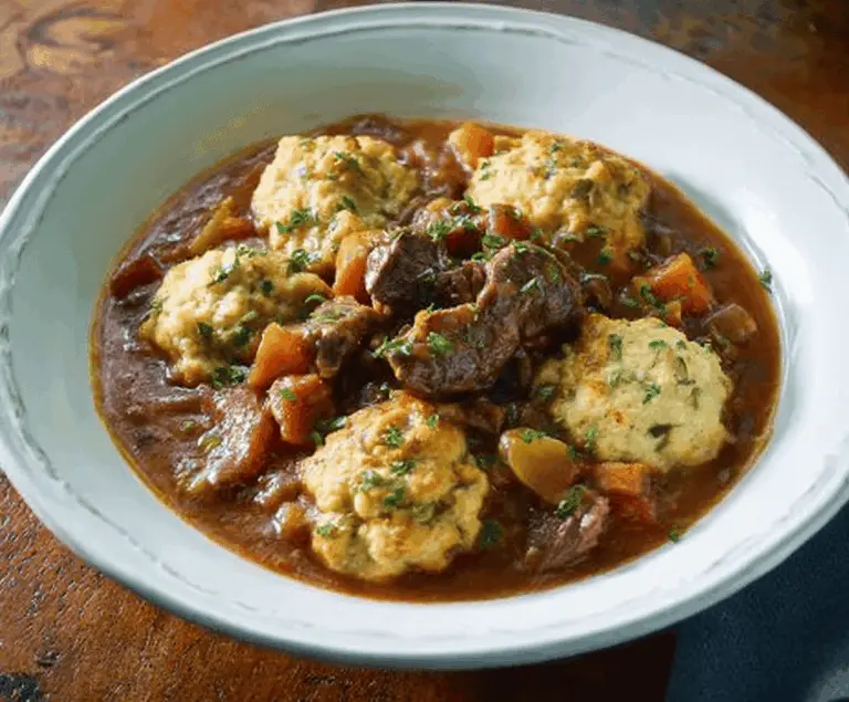 Beef Stew with Dumplings