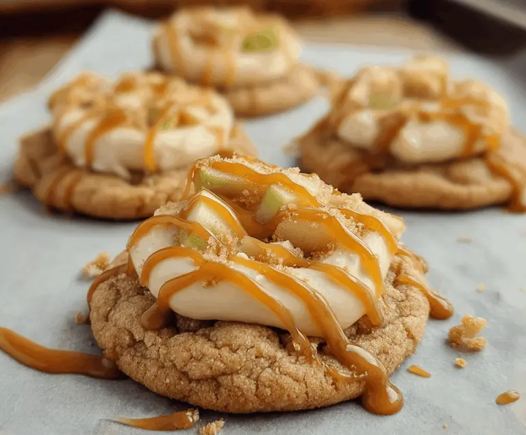 Caramel Apple Cookies