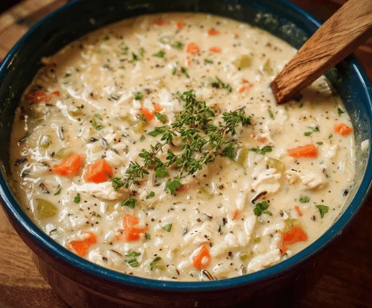 Creamy Chicken and Rice Soup