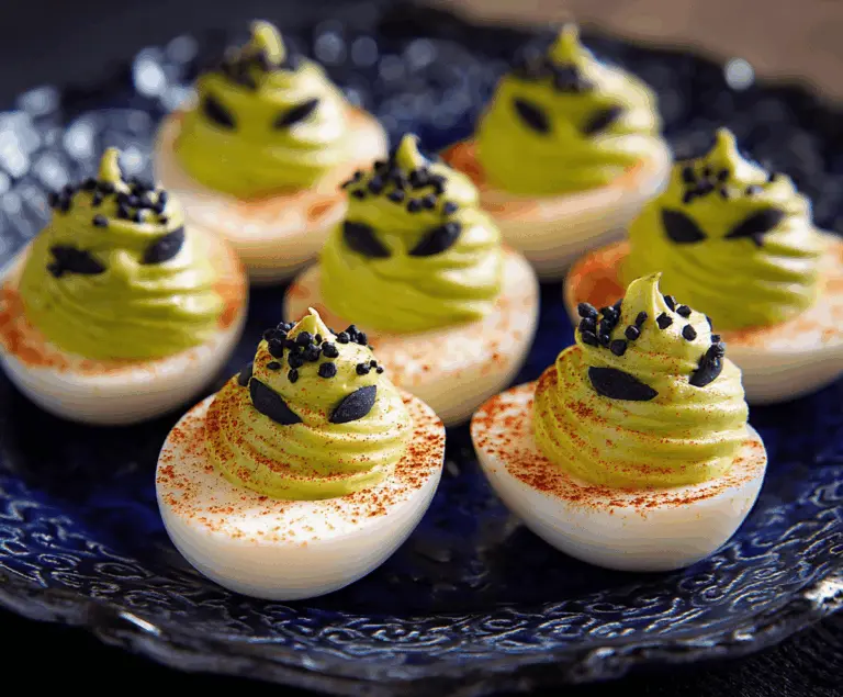 Creepy Deviled Eggs