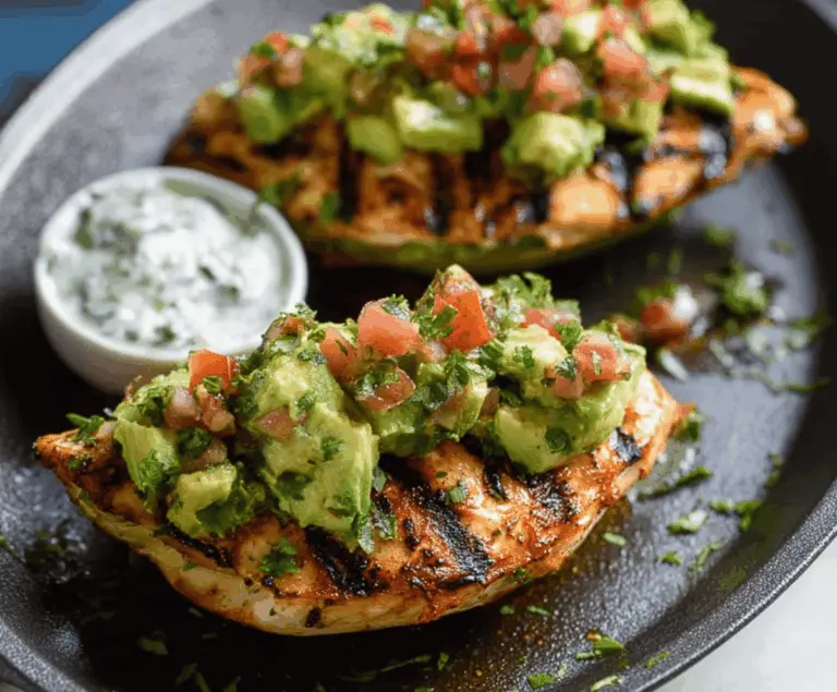 Grilled Avocado Chicken