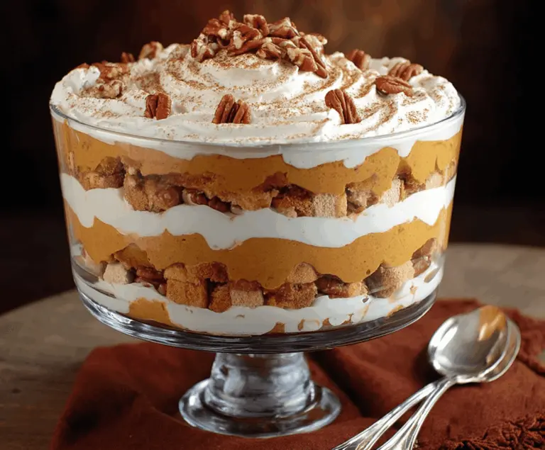 Maple Pecan & Pumpkin Cheesecake Trifle