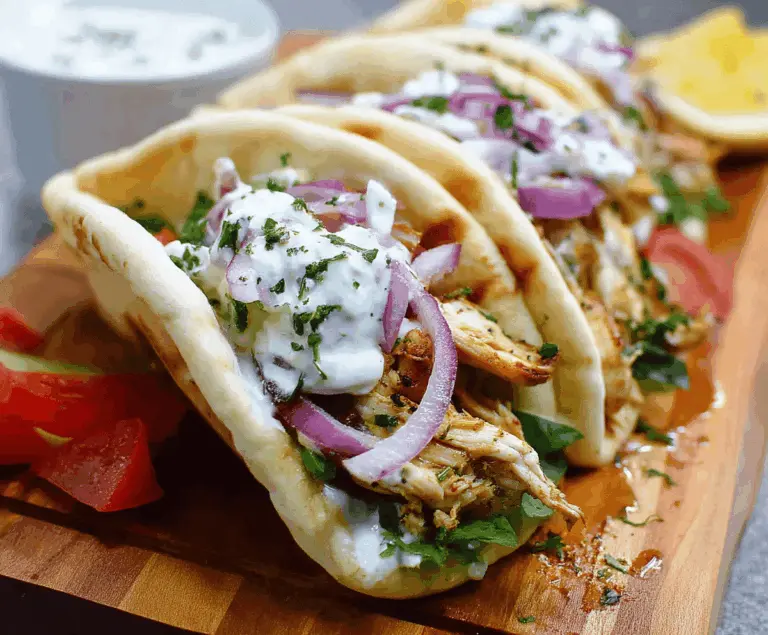Slow Cooker Chicken Gyros