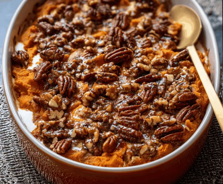Southern Maple Sweet Potato Casserole