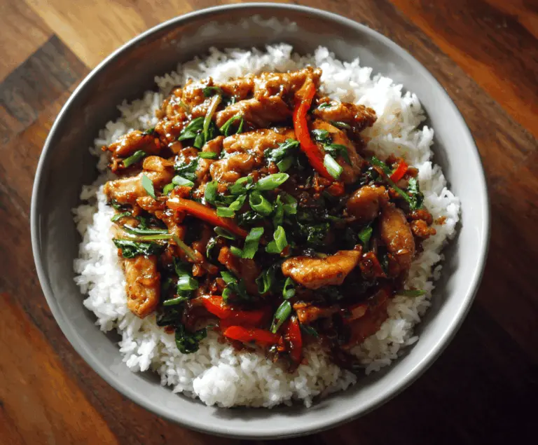 Stir-Fried Chinese Garlic Chicken