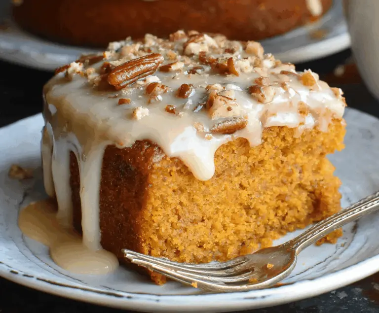 Sweet Potato Butter Cake with Easy Glaze