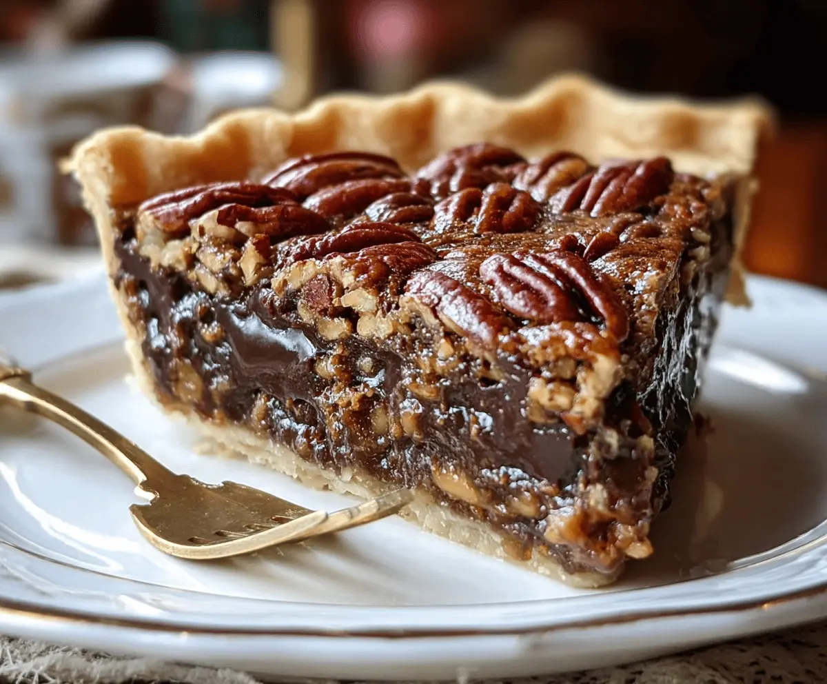 Easy Texas Chocolate Pecan Pie Recipe