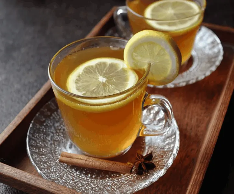 Cinnamon Honey Warm Lemon Tea