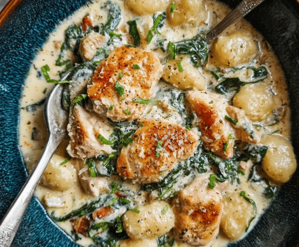 Easy Asiago Chicken Gnocchi Recipe