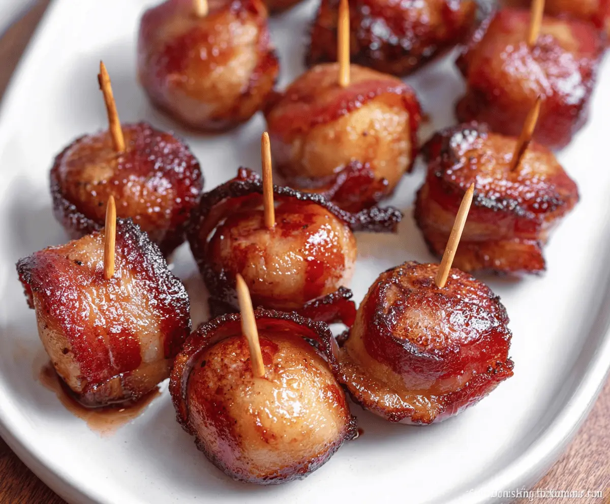 Easy Bacon Wrapped Water Chestnuts