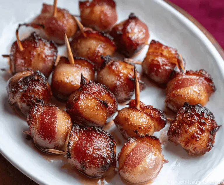 Bacon Wrapped Water Chestnuts