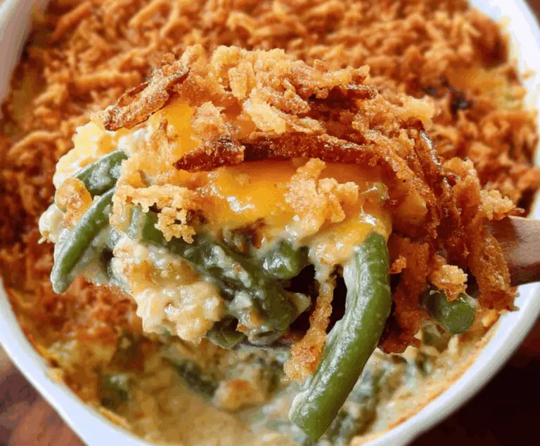 Cheddar Bay Green Bean Casserole