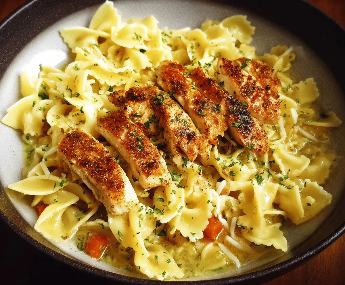 Easy Chicken Buttered Noodles Recipe