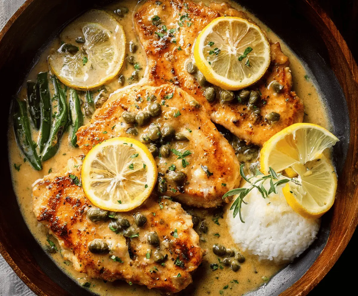 Easy Chicken Piccata with Lemon Sauce