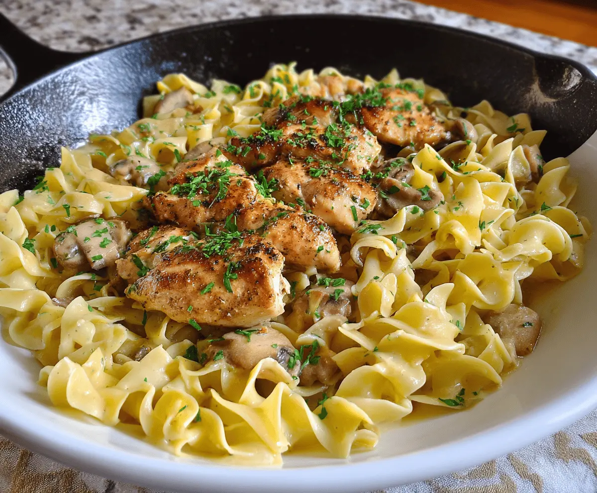 Easy Chicken with Buttered Noodles
