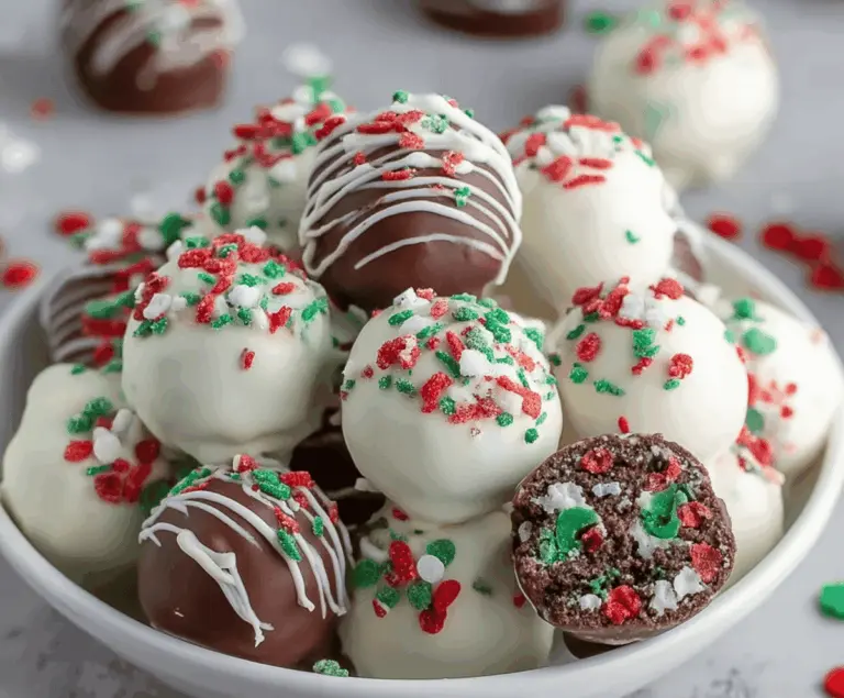 Christmas Oreo Balls