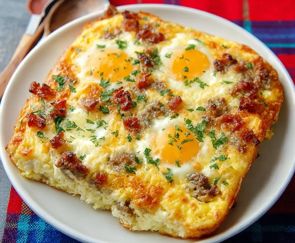 Easy Crack Breakfast Casserole