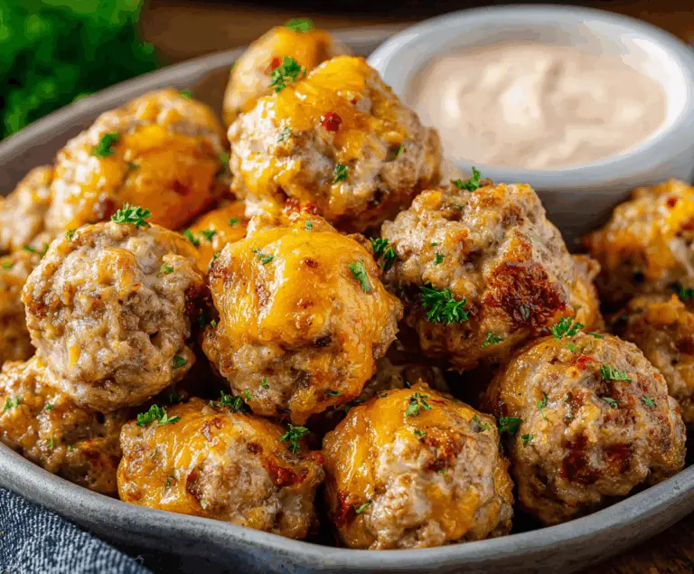 Cream Cheese Sausage Balls