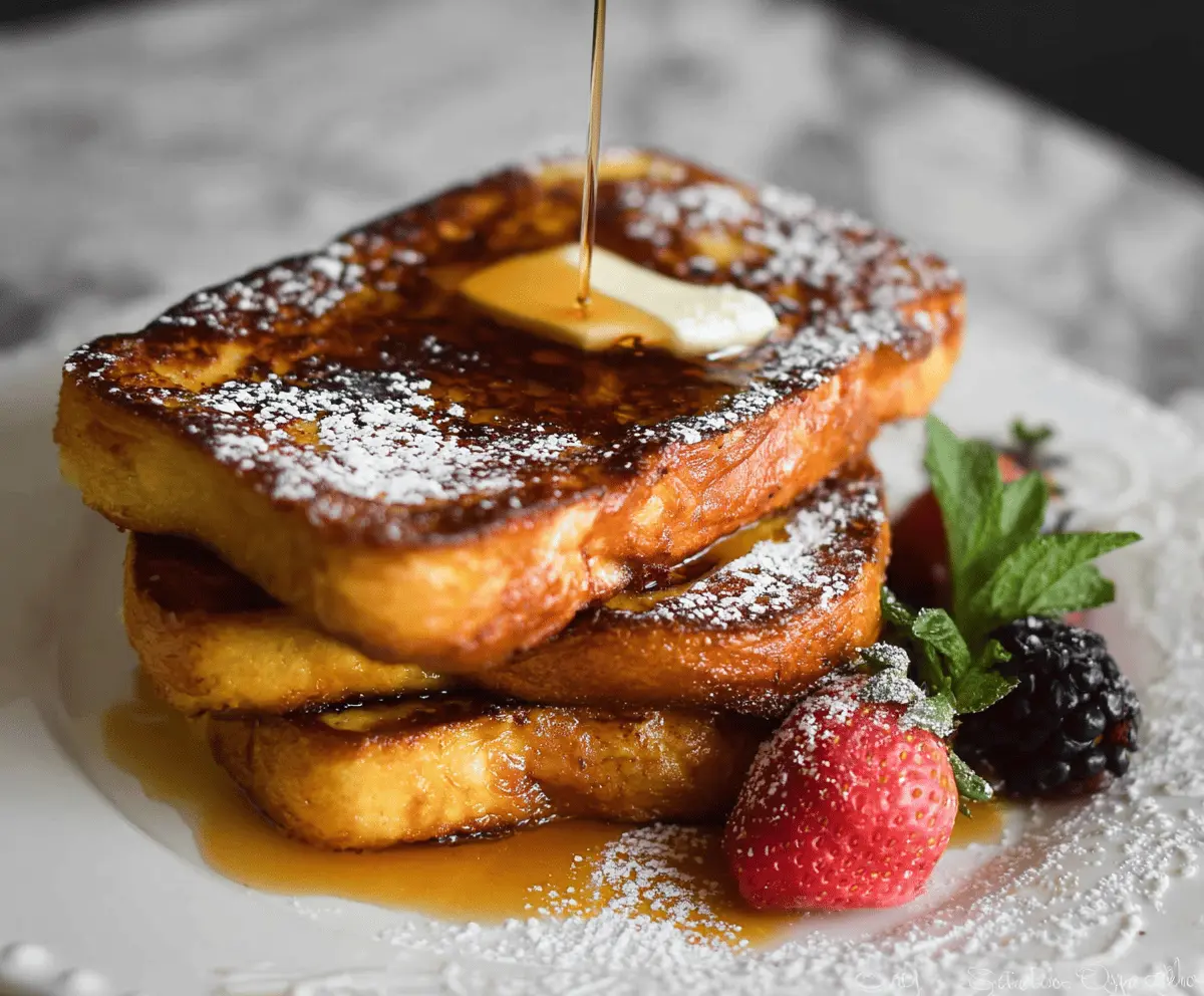 Delicious Crème Brûlée French Toast