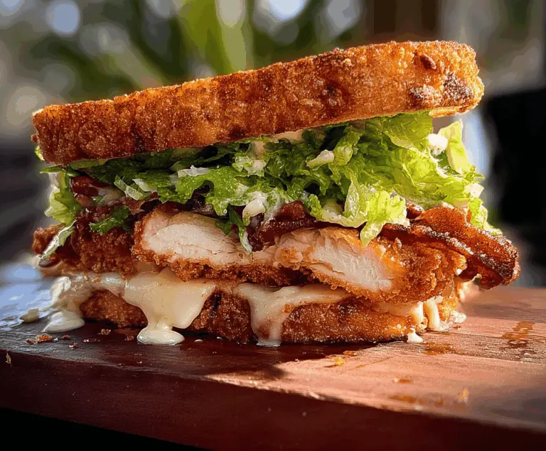 Crispy Chicken Caesar Sandwich
