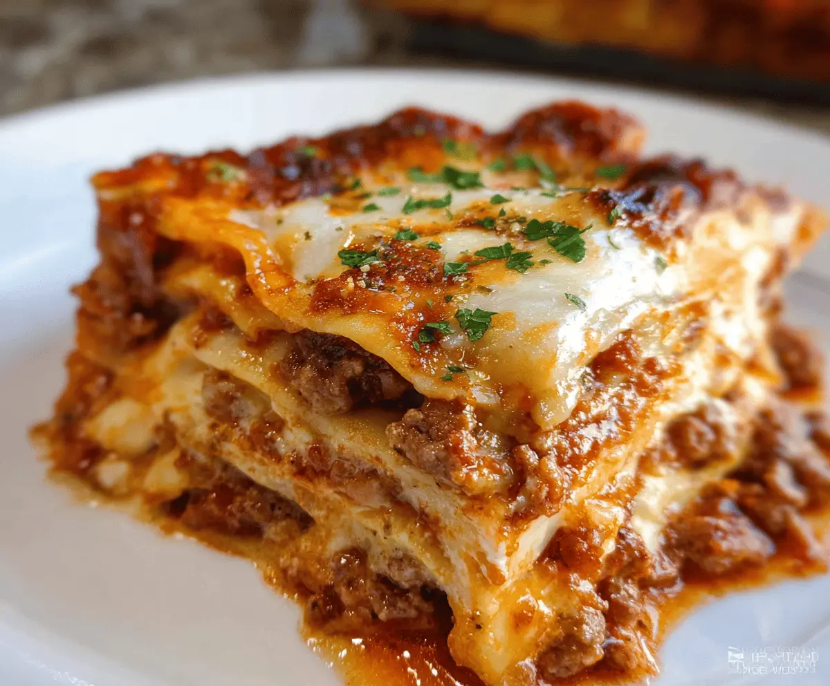 Easy Homemade Lasagna Recipe