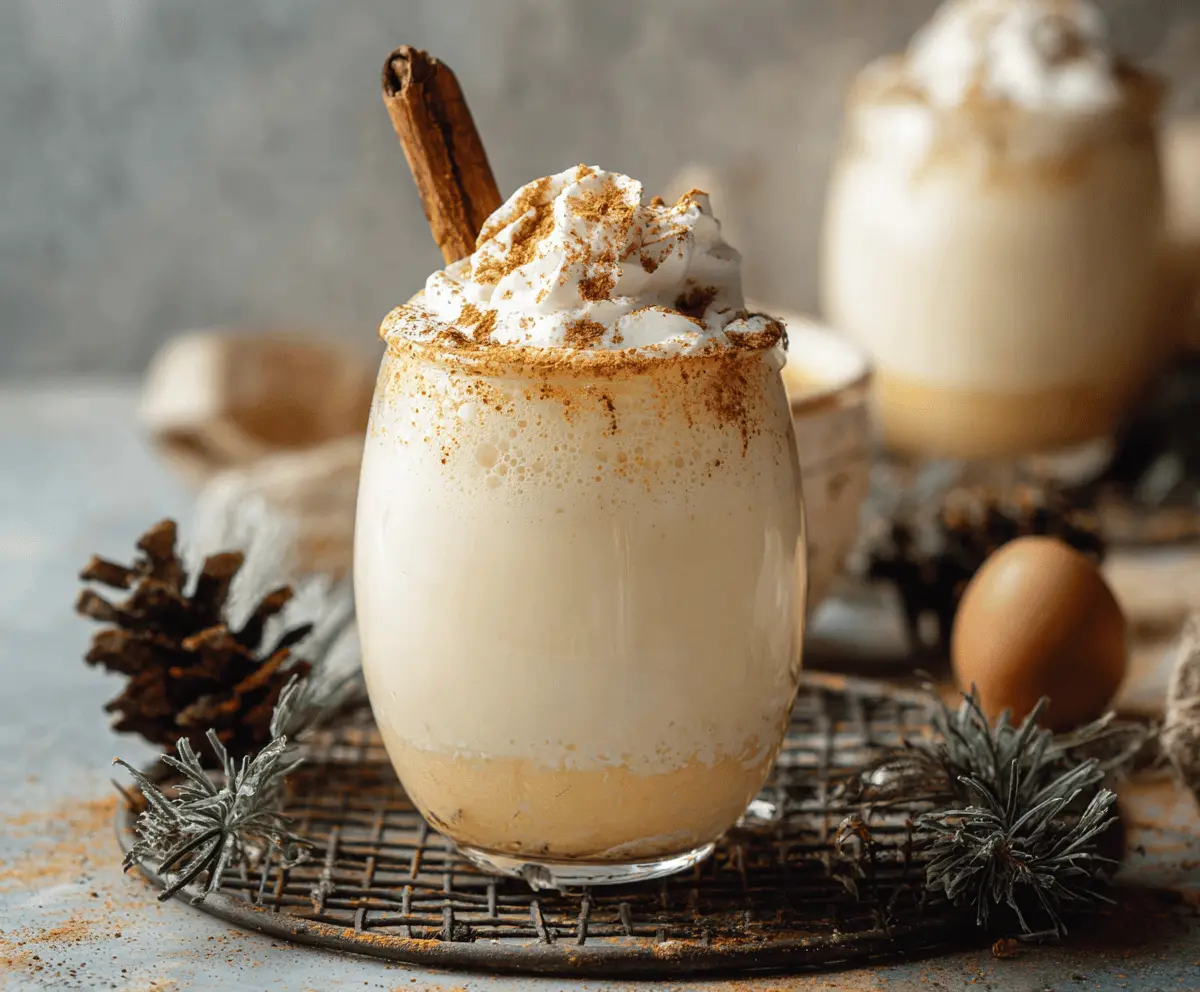 Easy Homemade Eggnog Recipe