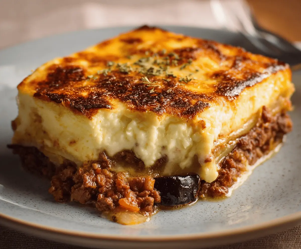 Authentic Greek Moussaka Recipe