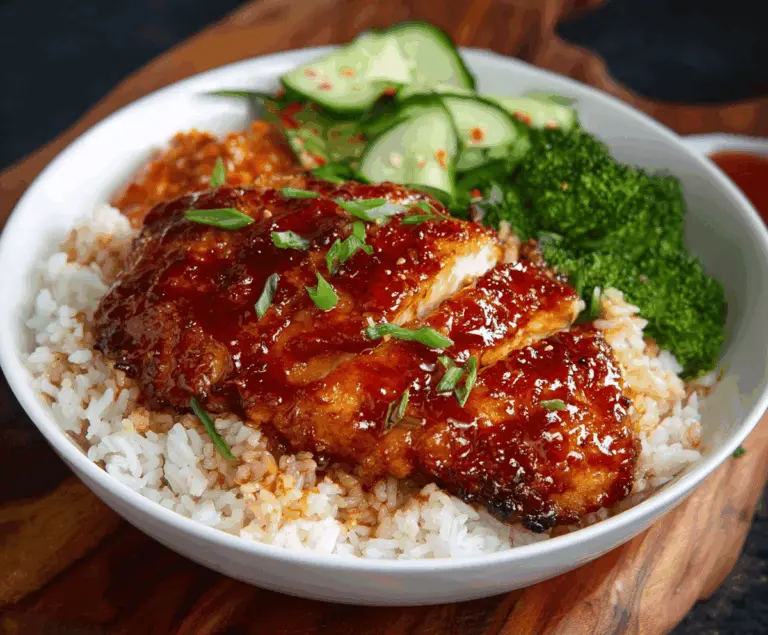 Honey BBQ Chicken Rice