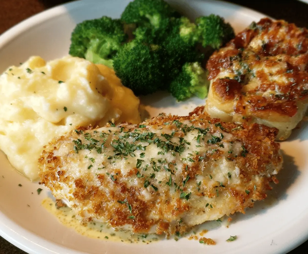Easy Parmesan Chicken from Longhorn Steakhouse