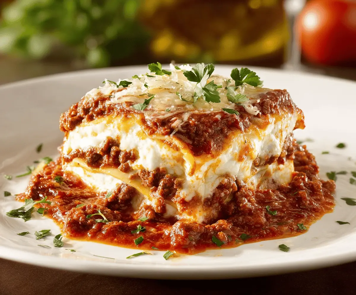 Easy Homemade Lasagna Recipe