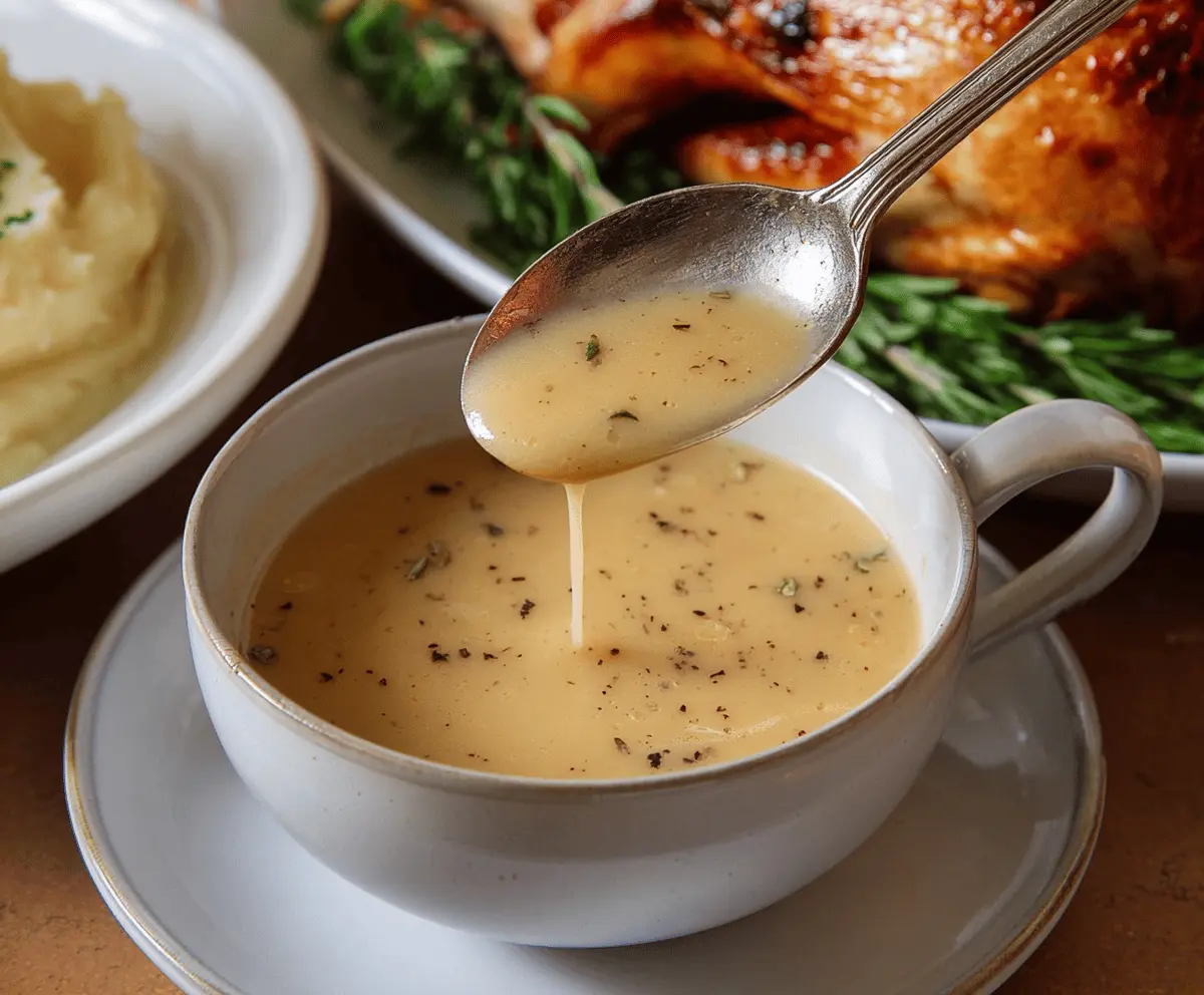 Easy Perfect Turkey Gravy Recipe