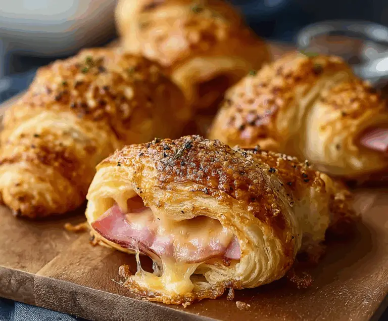 Savory Ham and Cheese Croissant Delights
