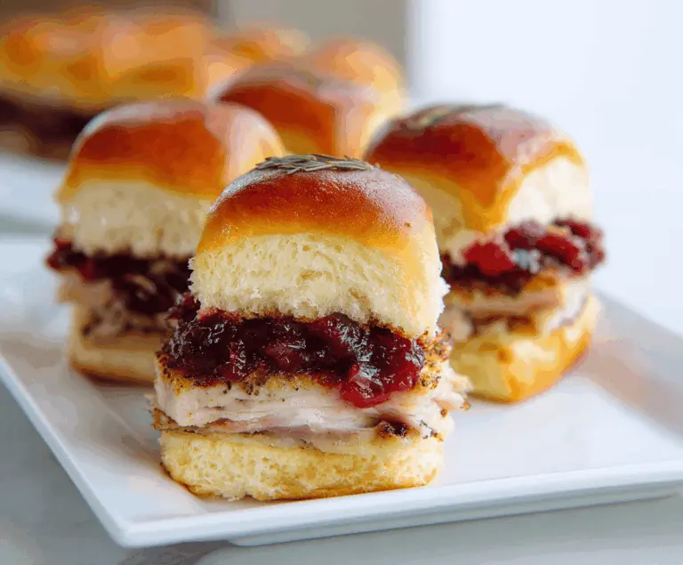 Turkey Cranberry Sliders