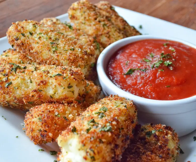 Baked Mozzarella Sticks