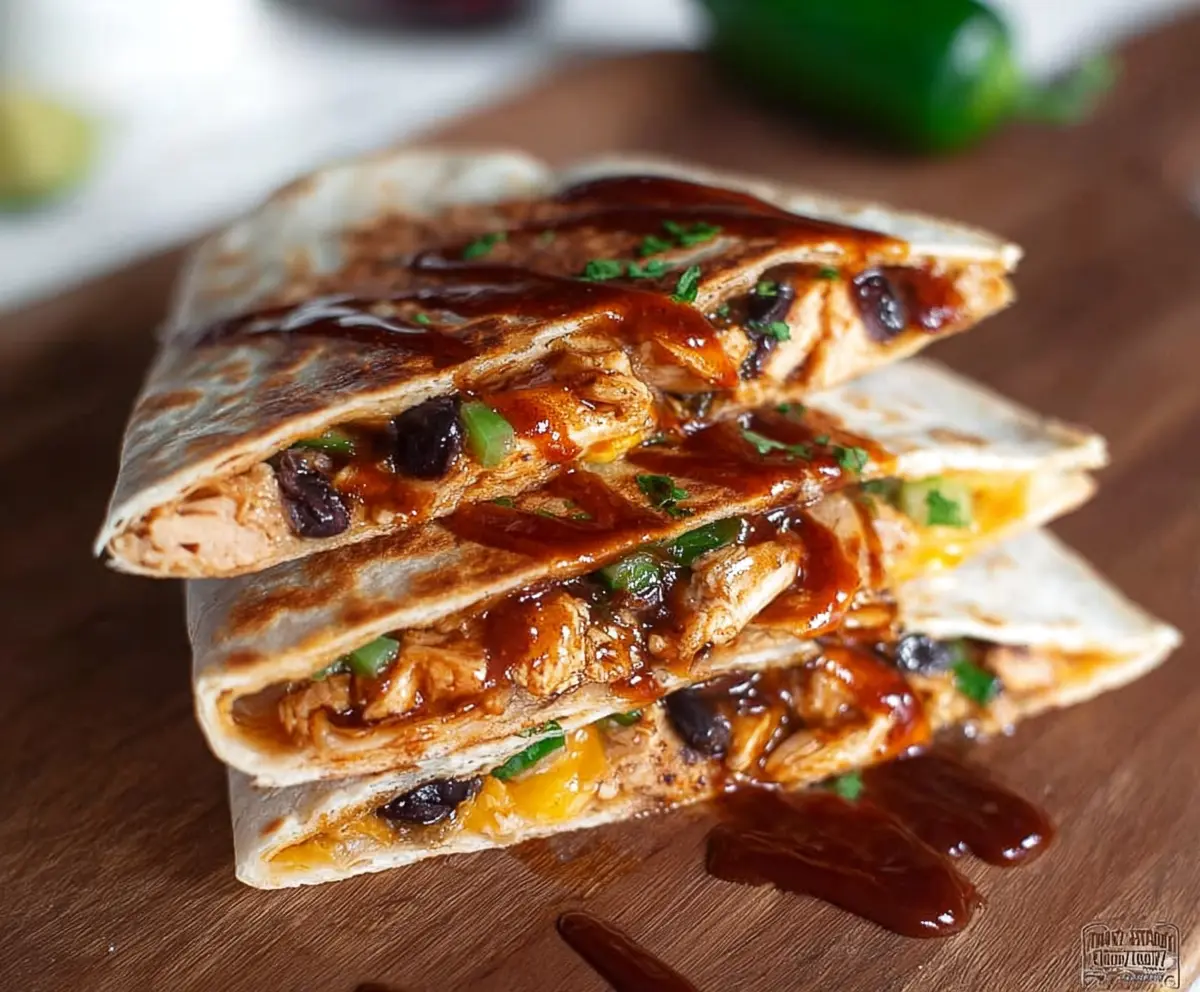 Easy BBQ Chicken Quesadilla Recipe