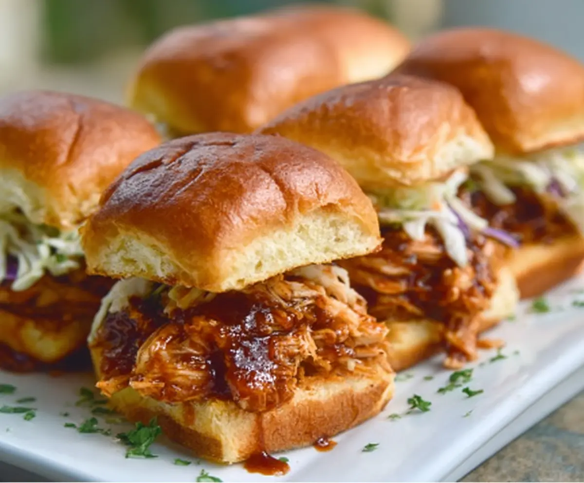 Easy BBQ Chicken Sliders Recipe