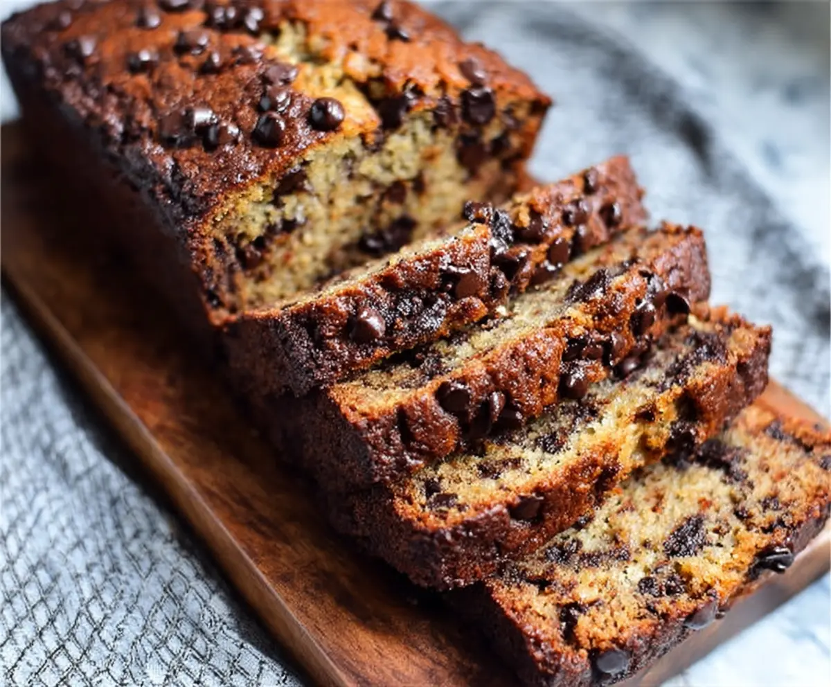 Easy Chocolate Chip Banana Bread