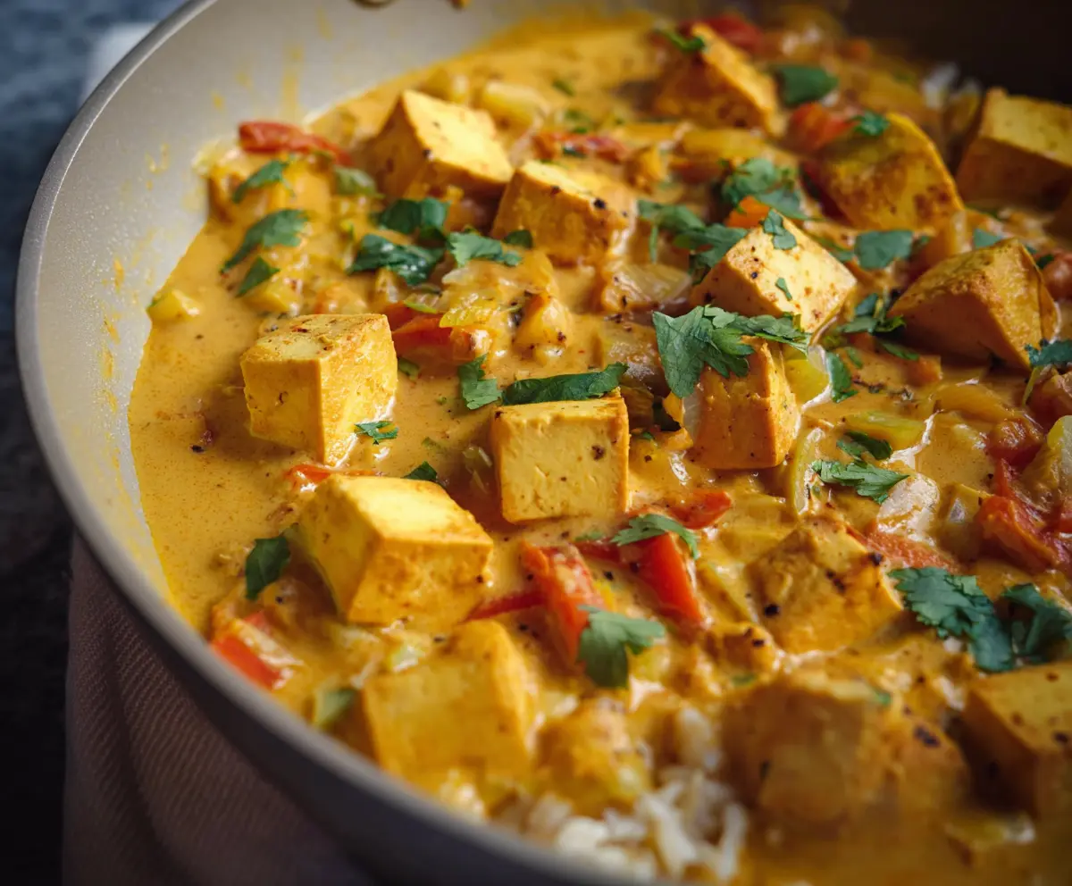 Easy Creamy Coconut Curry Tofu