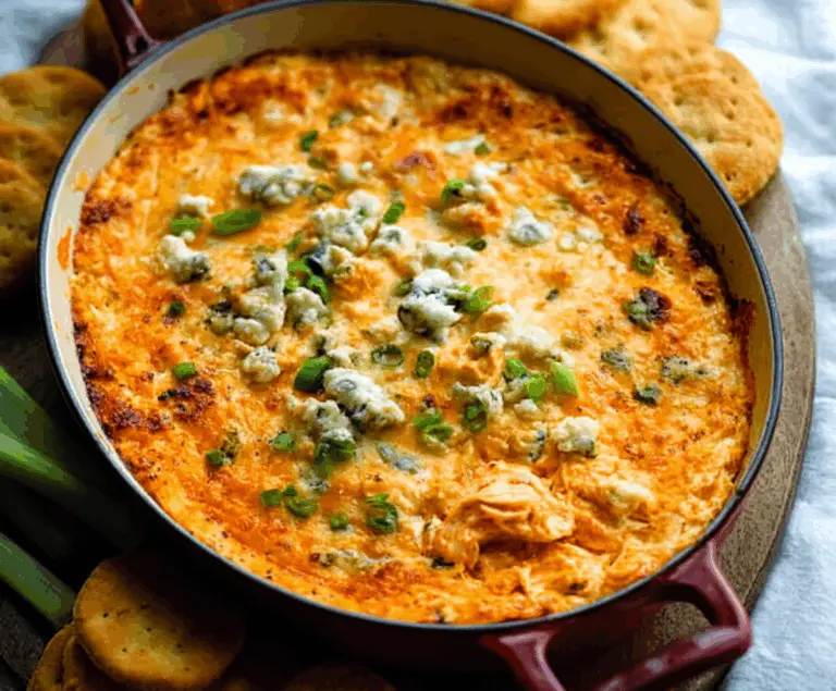 Creamy Spicy Buffalo Chicken Dip