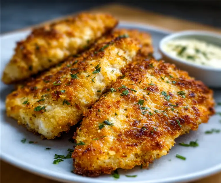 Crispy Air Fryer Parmesan Crusted Chicken