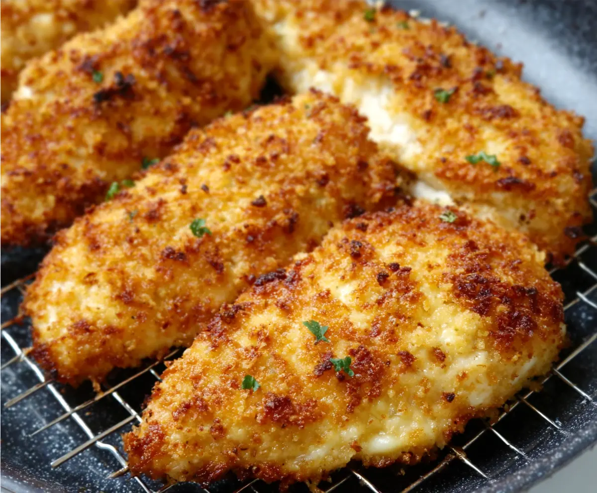 Crispy Air Fryer Parmesan Chicken