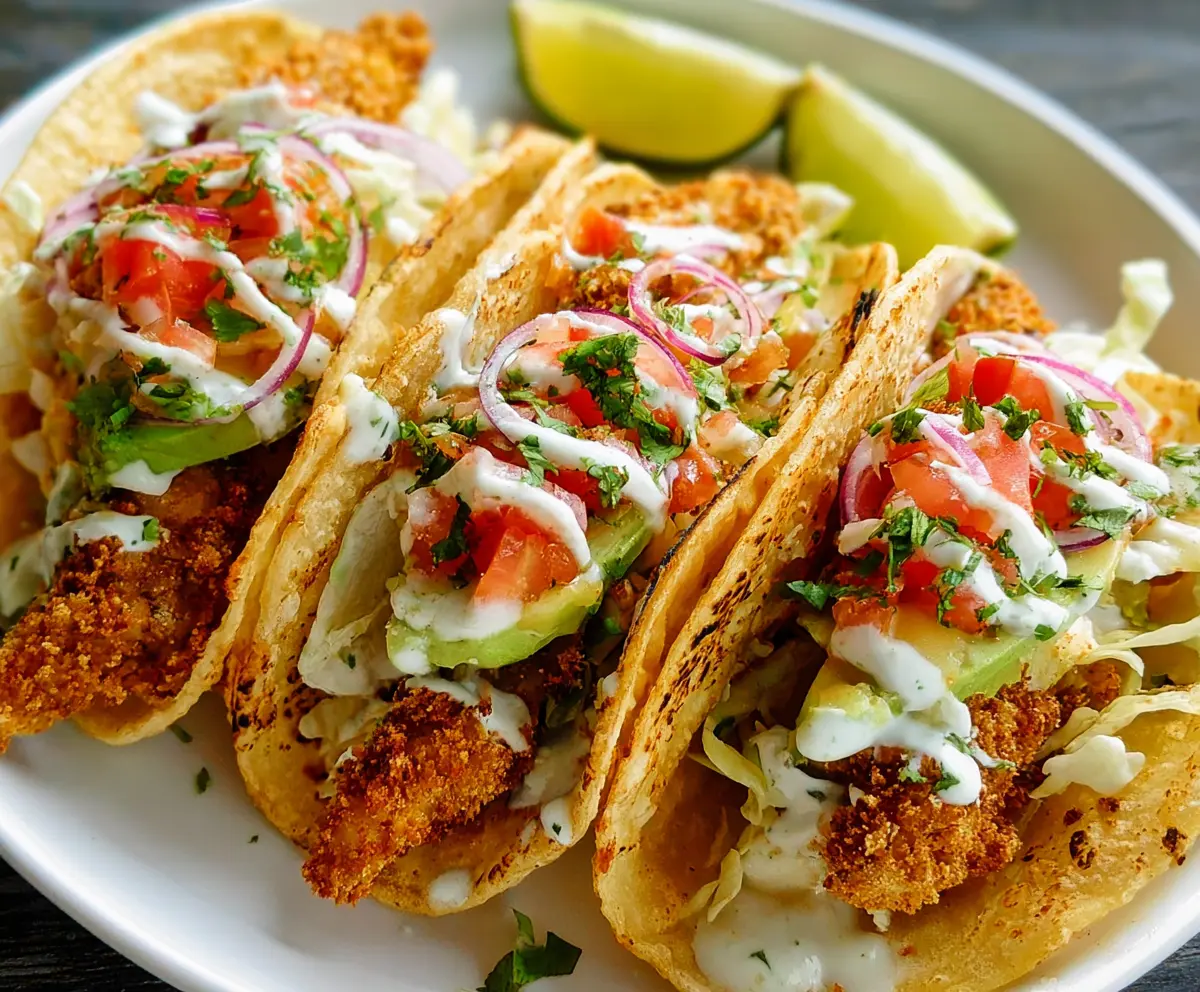 Crispy Chicken Tacos Recipe