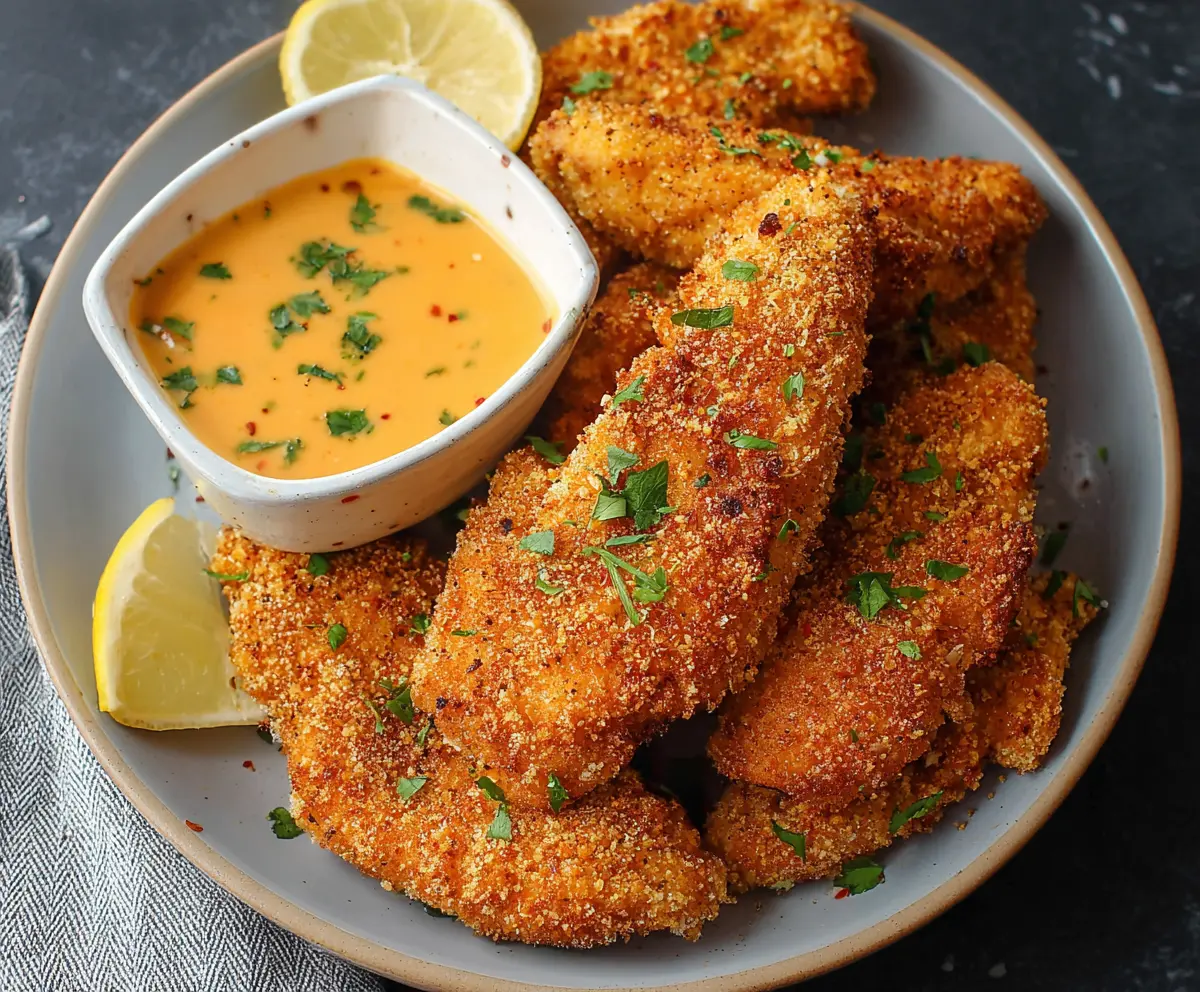 Crispy Oven Baked Chicken Tenders Recipe