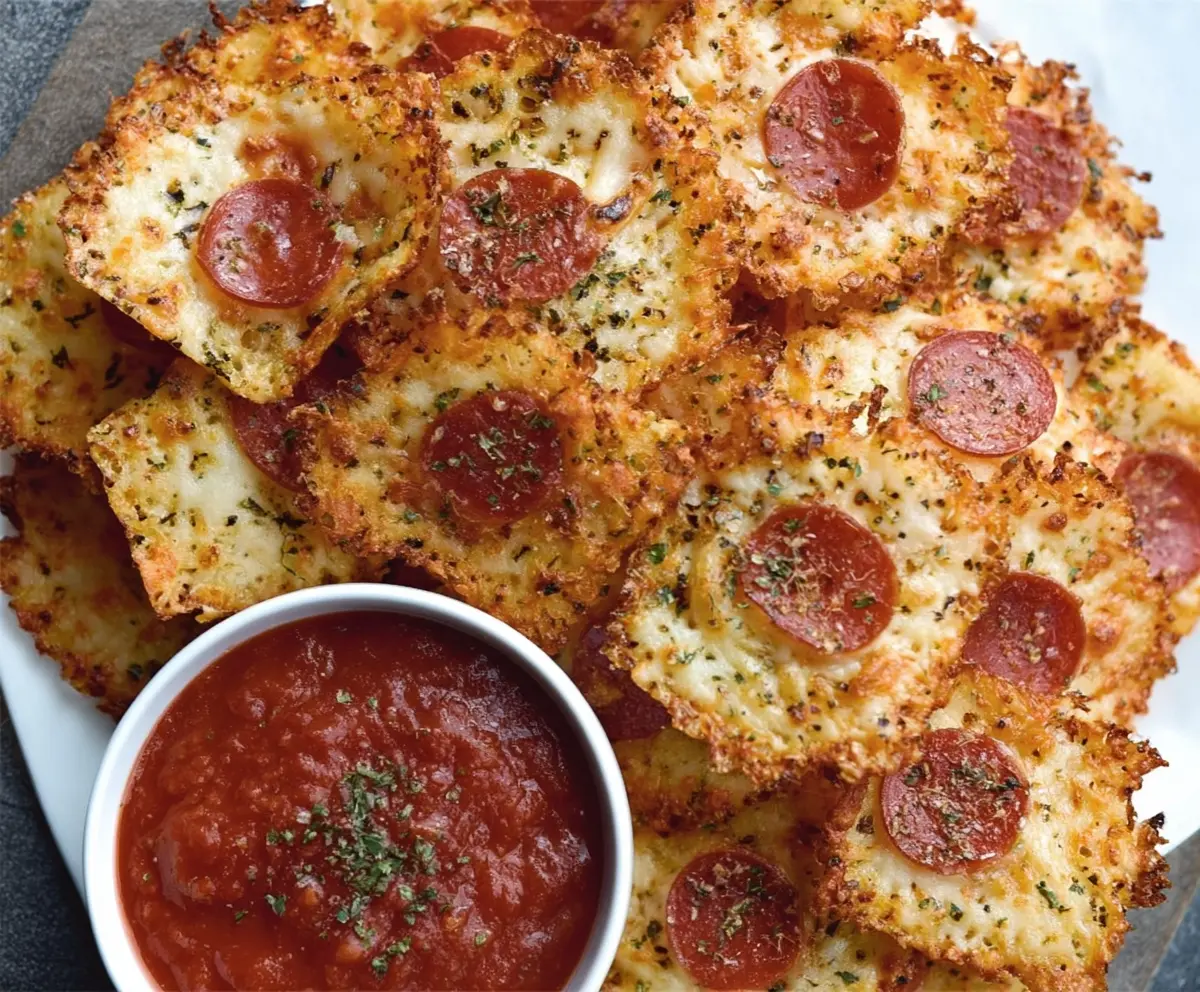 Crispy Pizza Chips Recipe