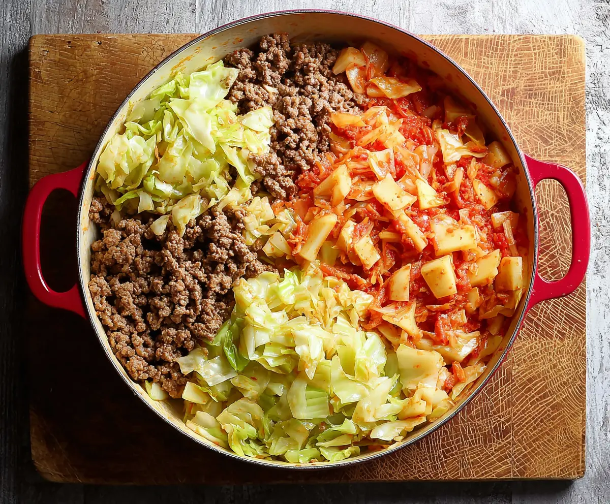 Easy Ground Beef and Cabbage Recipe