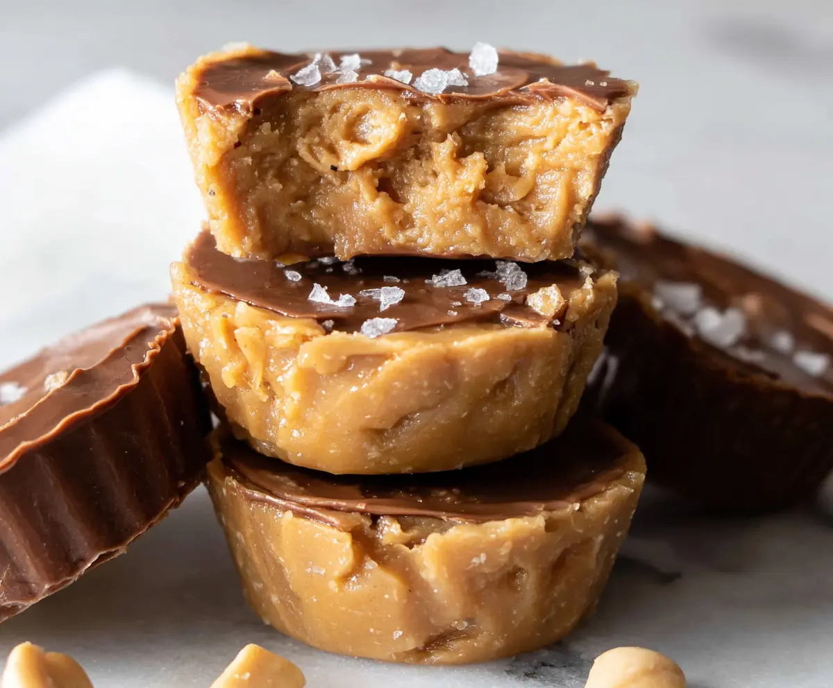 Easy Healthy 3-Ingredient Peanut Butter Cups