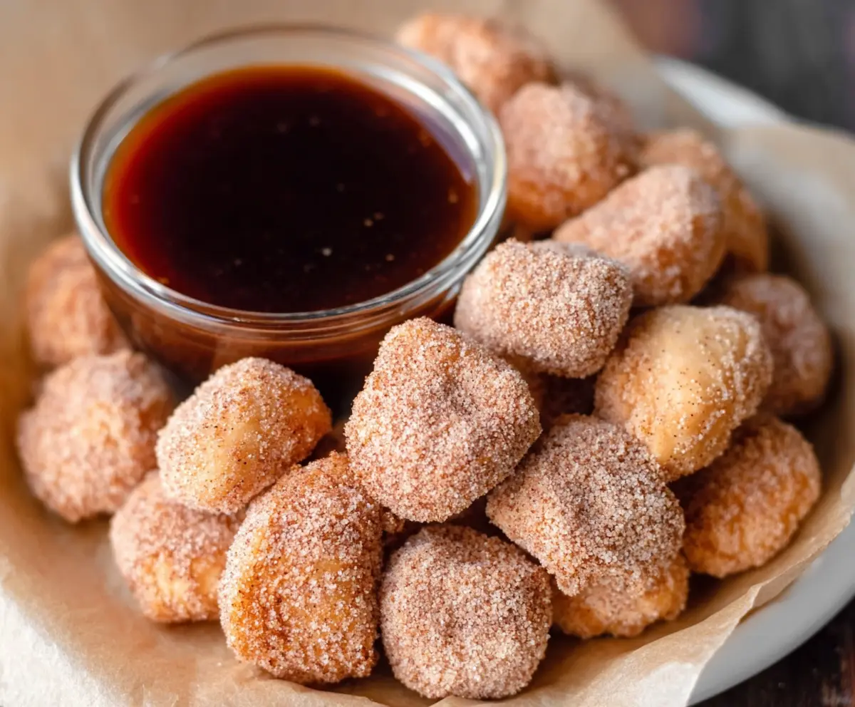 Crispy Healthy Air Fryer Churro Bites